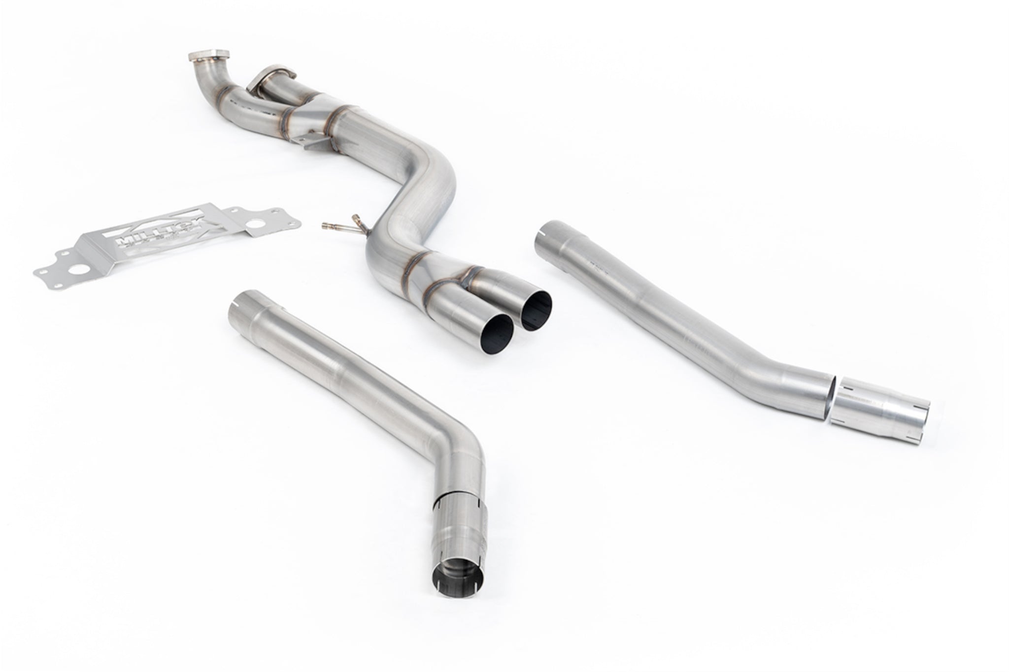 Milltek OPF/GPF Non Resonated Bypass Single Pipe For Milltek System - BMW G87 M2 (OPF/GPF Models Only) - Evolve Automotive